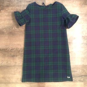 Blue and green plaid vineyard vines dress